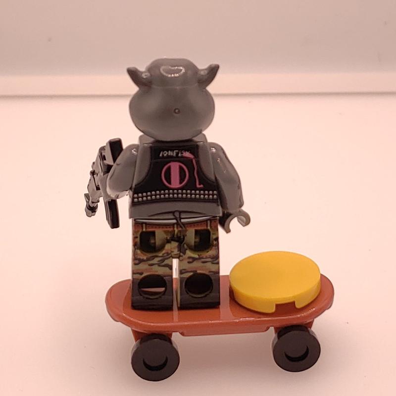 Lego Compatible TMNT Rocksteady Custom Minifig