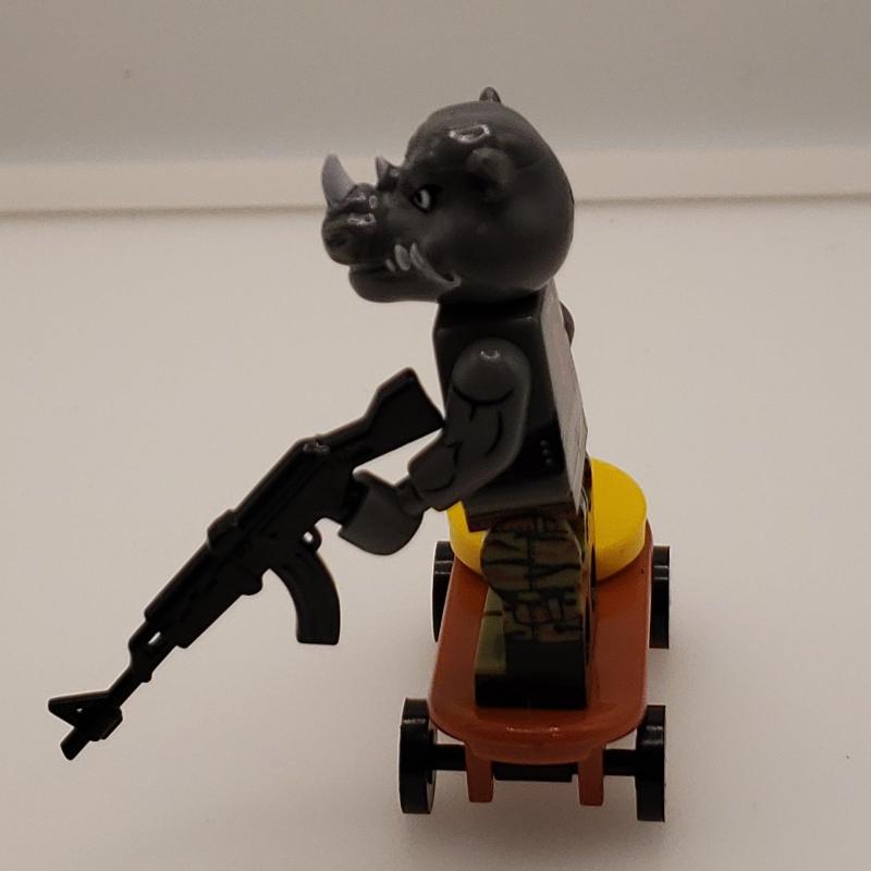 Lego Compatible TMNT Rocksteady Custom Minifig