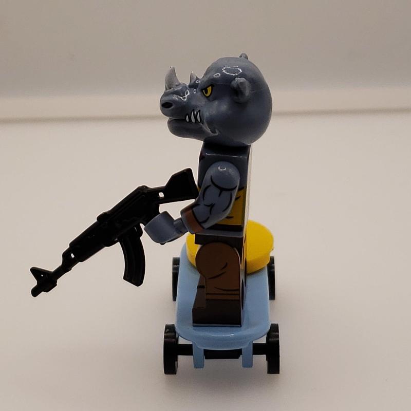 Lego Compatible TMNT Rocksteady Custom Minifig