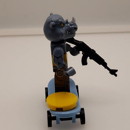 Lego Compatible TMNT Rocksteady Custom Minifig