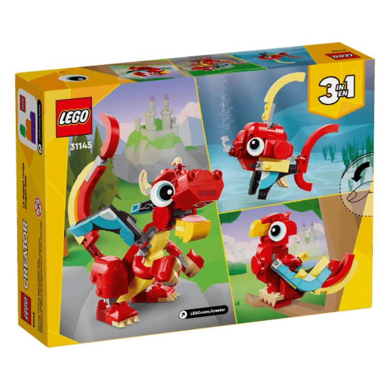 Lego Red Dragon 3in1 creator 31145