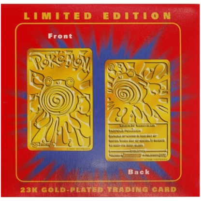 Limited Edition 1999 Pokemon BK Poliwhirl Gold Card #61 Dx Games & More Limited Edition 1999 Pokemon BK Poliwhirl Gold Card #61 Dx Games & More