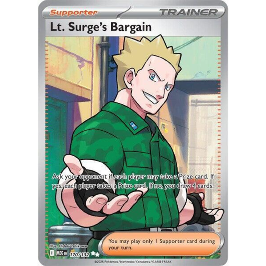 Lt. Surge's Bargain- Mega Evolution #170/132