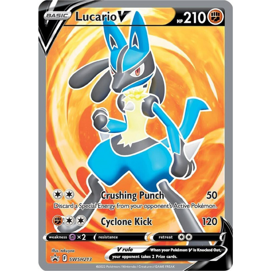 Lucario V - Sword & Shield Promo Cards #SWSH213