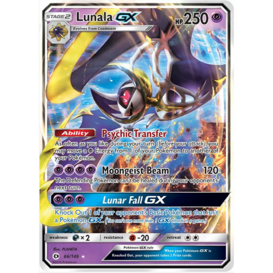 Lunala GX - SM Base Set #66/149