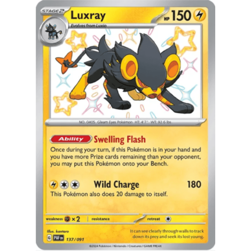 Luxray - Paldean Fates #137/091