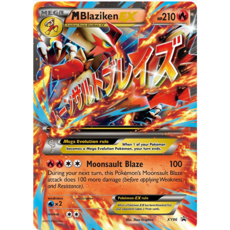 M Blaziken EX - XY Promos #XY86