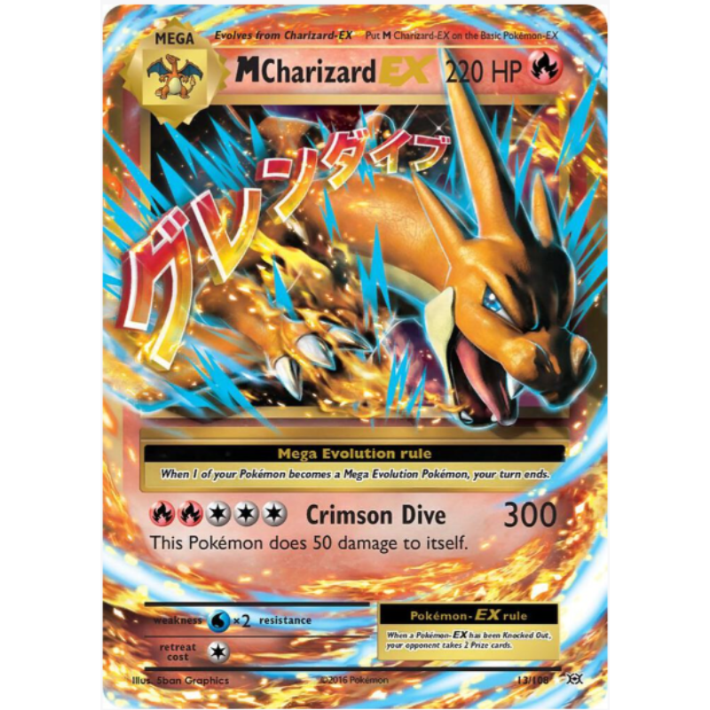 M Charizard EX - XY - Evolutions #13/108