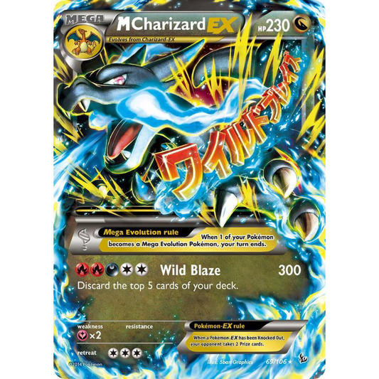 M Charizard EX (X) - Flashfire #69/106