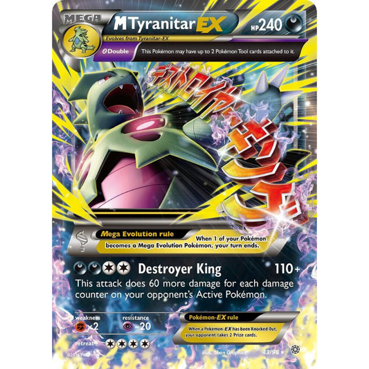 M Tyranitar EX - Ancient Origins #43/98