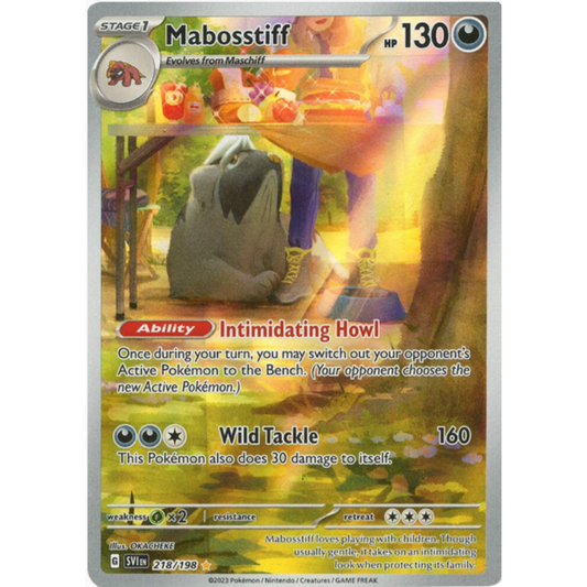 Mabosstiff - Scarlet & Violet Base Set #218/198