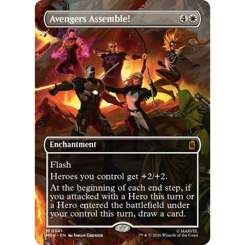 Magic: The Gathering Avengers Assemble! (Borderless) - Marvel Super Heroes #341