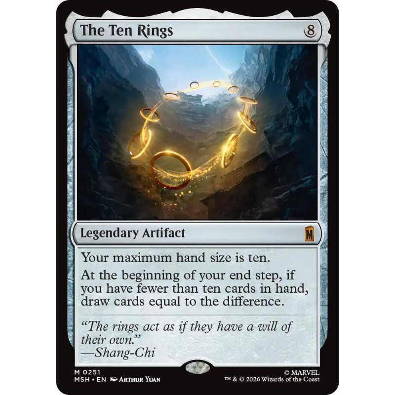 Magic: The Gathering Cards The Ten Rings - Marvel Super Heroes #251