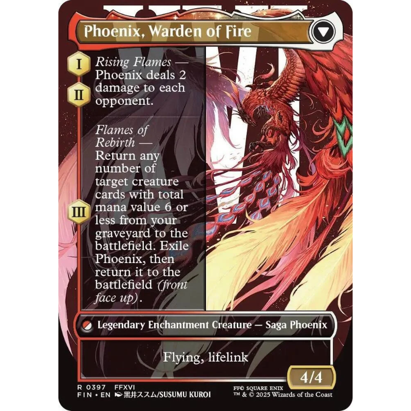 Magic: The Gathering Joshua, Phoenix's Dominant (Borderless) - FINAL FANTASY #397