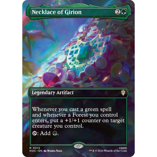 Magic: The Gathering Necklace of Girion (Borderless) - The Hobbit #12