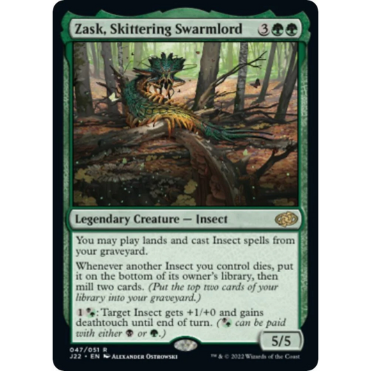 Magic: The Gathering Zask, Skittering Swarmlord - Jumpstart 2022 #47