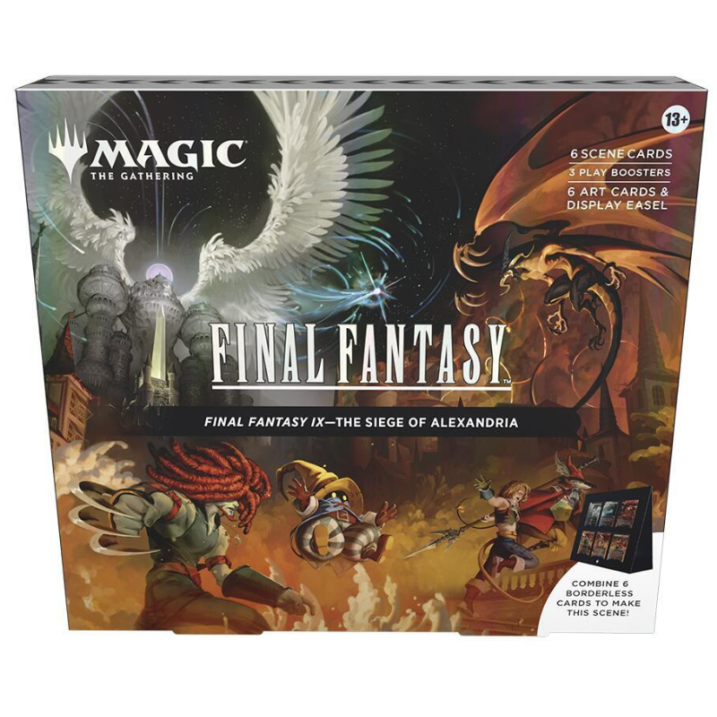 Board game box for 'Final Fantasy' featuring characters and artwork.