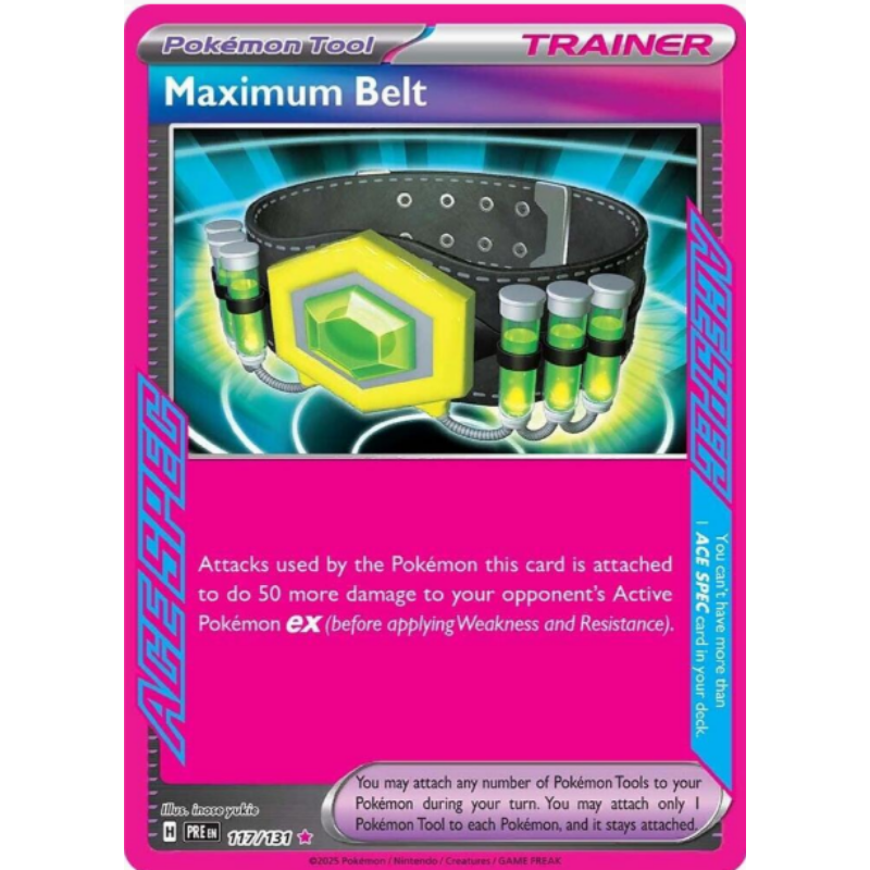 Maximum Belt - Prismatic Evolutions #117/131