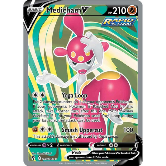 Medicham V (Full Art) - Evolving Skies #185/203