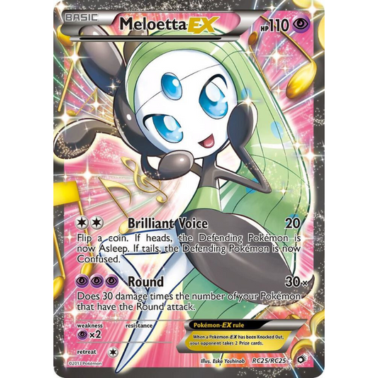 Meloetta EX (Full Art) - Legendary Treasures: Radiant Collection #RC25/RC25