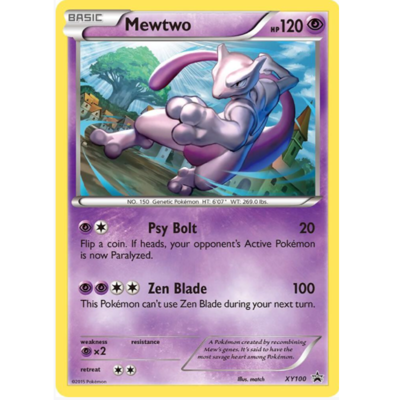 Mewtwo - XY100 - XY Promos #XY100