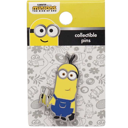 Minions Enamel Pin Kevin eating banana