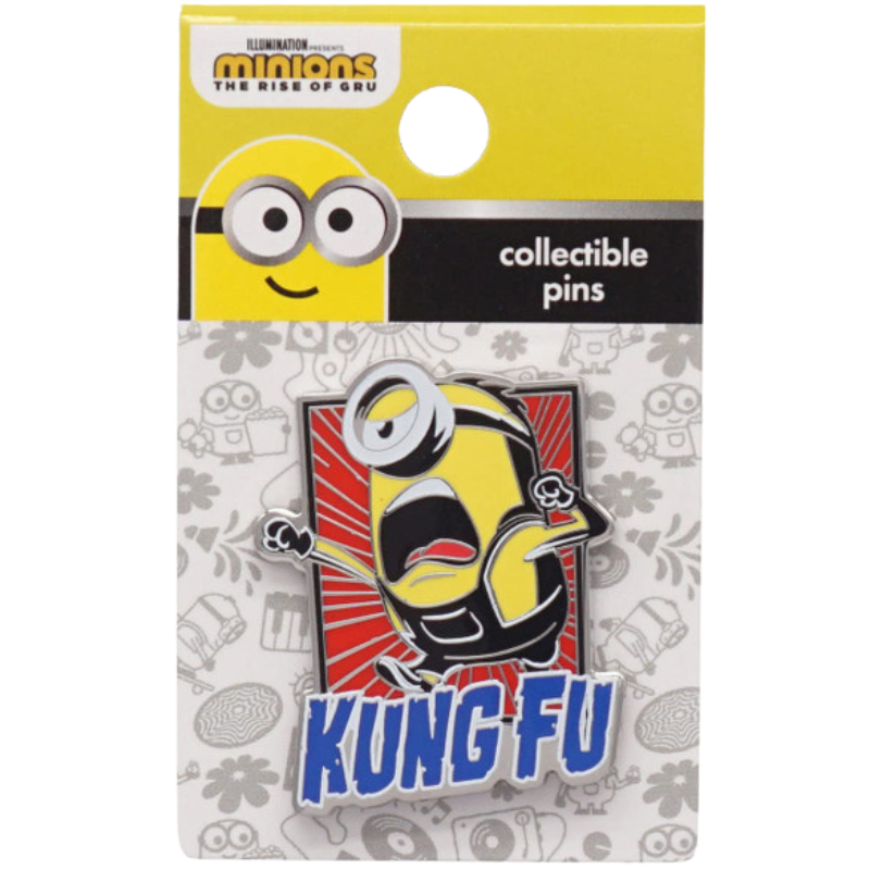 Minions Enamel Pin Kung Fu Stuart