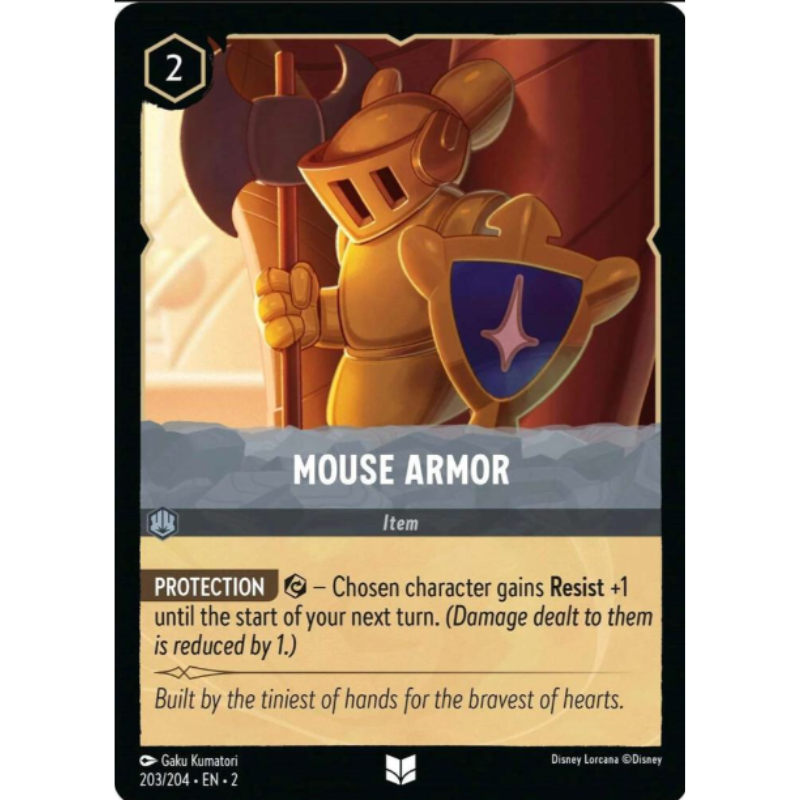 Mouse Armor - Rise of the Floodborn #203/204 (Cold Foil)