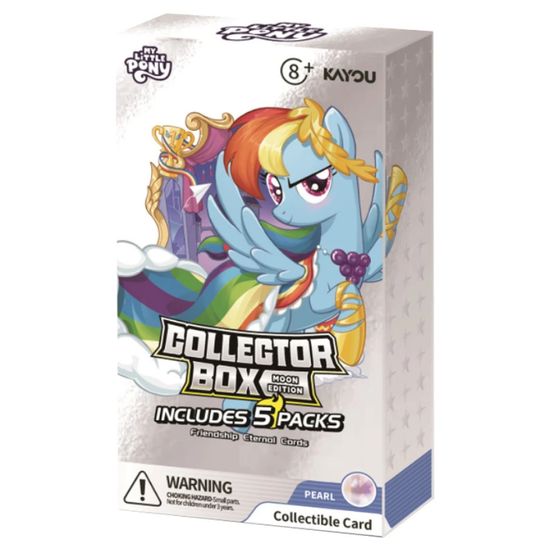 My Little Pony collector box packaging with character illustration on a white background