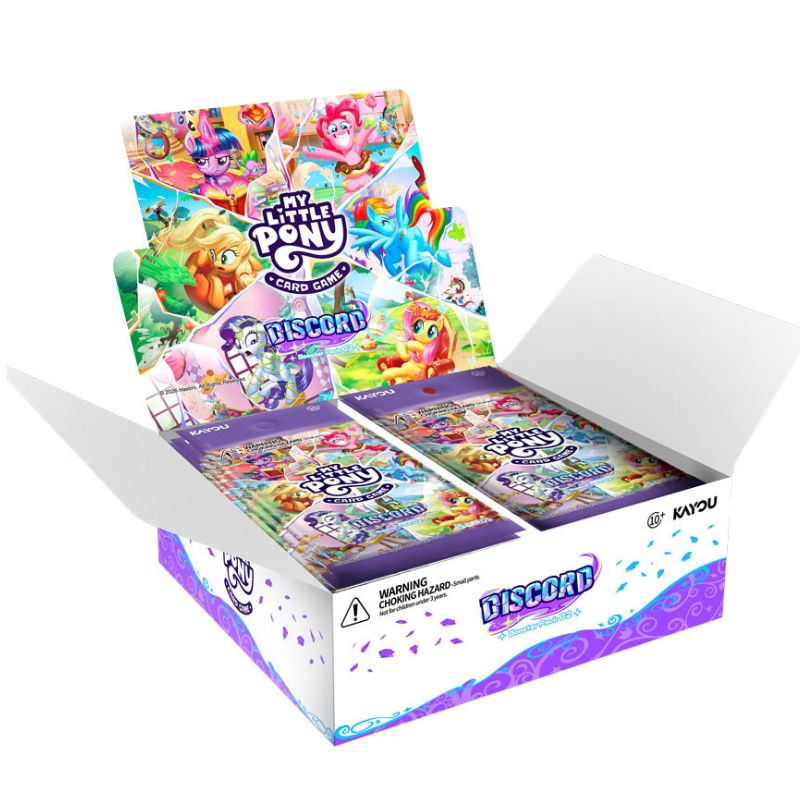 My Little Pony Trading Card Game: Discord!!! Booster Display