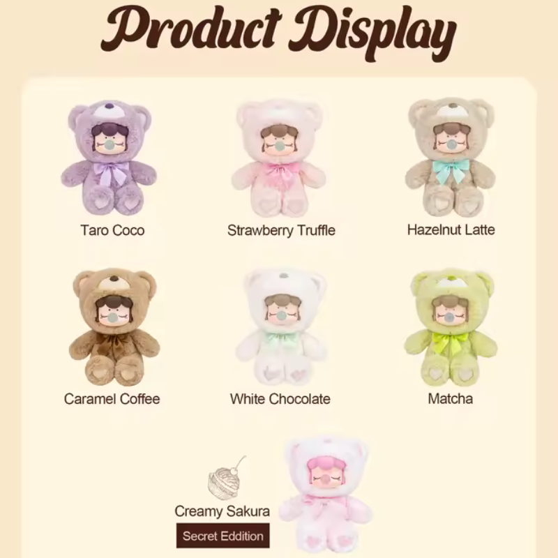 Nanci Colorful Chocolate Cutie Bears