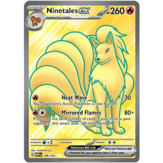 Ninetales ex - SV: Scarlet & Violet 151 #186/165