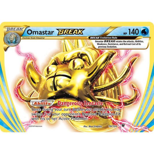 Omastar BREAK - Fates Collide #19/124