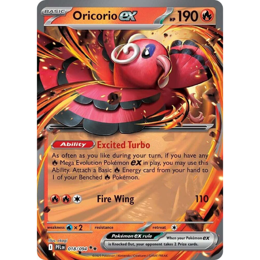 Oricorio ex - Phantasmal Flames #018/094