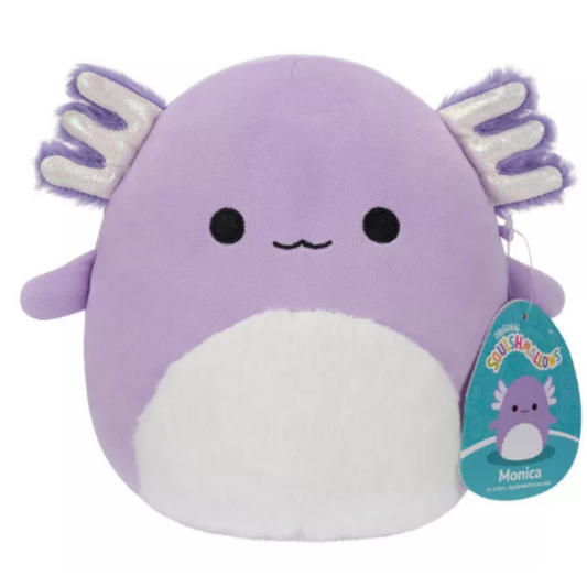 Original Squishmallows Fuzzybelly Monica the Axolotl 7.5 in