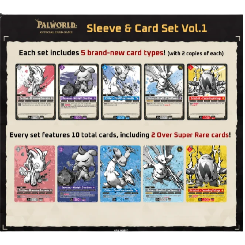Palworld Official Card Game: Sleeve & Card Set Vol.1