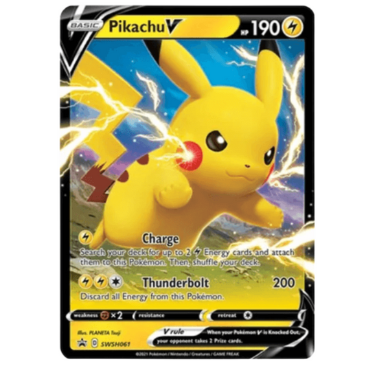 Pikachu V - SWSH: Sword & Shield Promo Cards #SWSH061