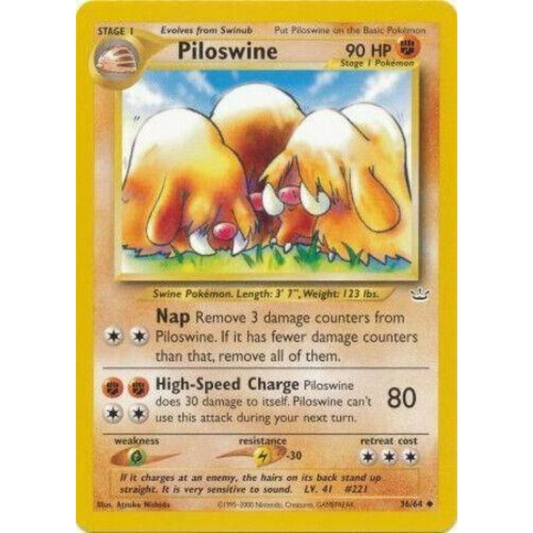 Piloswine - Neo Revelation #36/64