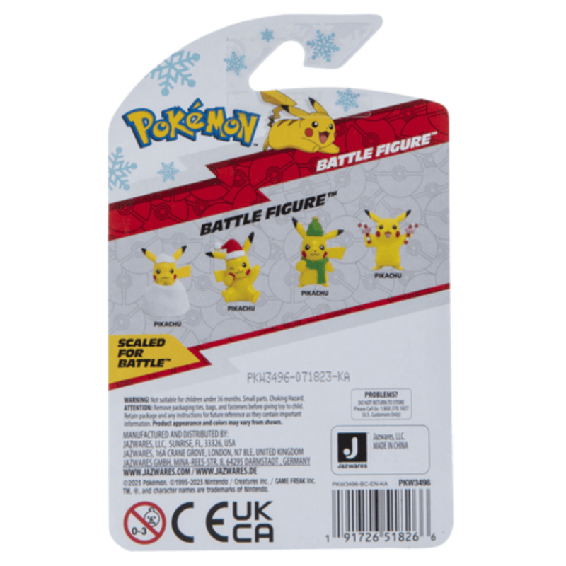 Pokémon Battle Figure - Holiday Pikachu