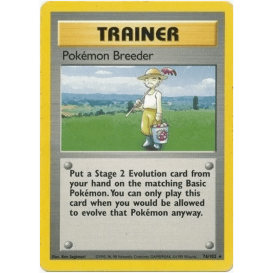 Pokémon Breeder - Base Set #076/102