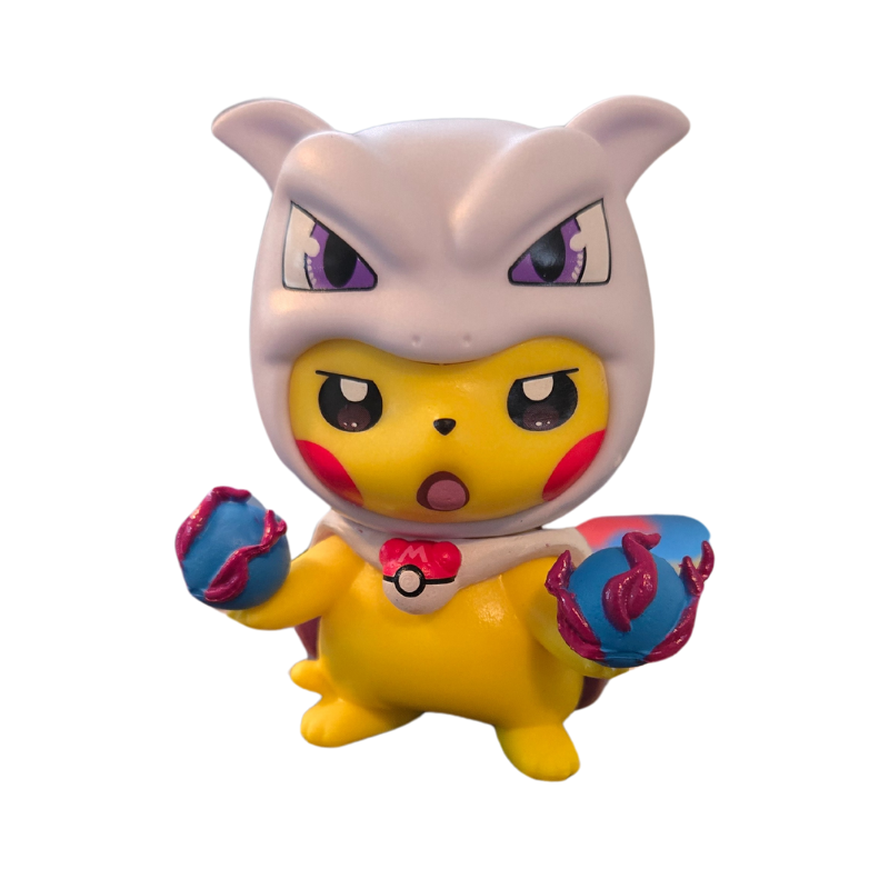 Pokémon Cosplay Figure - Pikachu Mewtwo 3.5"