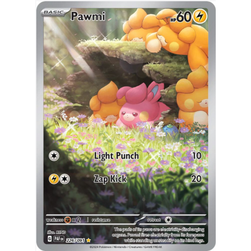 Pokémon Pawmi - Paldean Fates #226/091