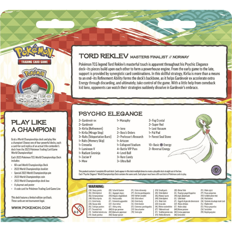Pokémon TCG: 2023 Pokémon TCG World Championships Deck - Psychic Elegance