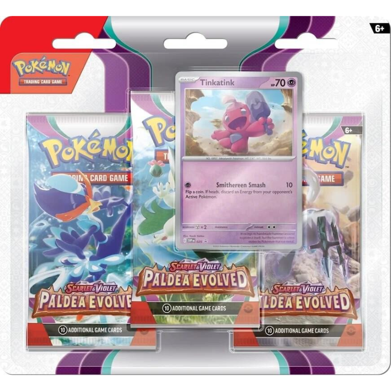 Pokémon TCG Paldea Evolved - 3 Pack Blister