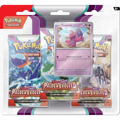 Pokémon TCG Paldea Evolved - 3 Pack Blister