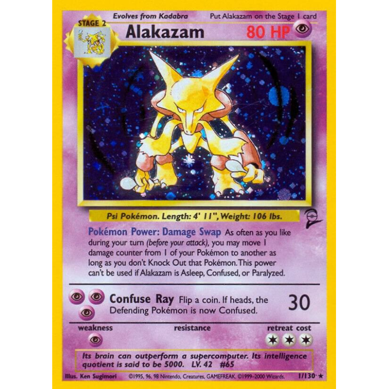 Pokémon Alakazam - Base Set 2 #001/130