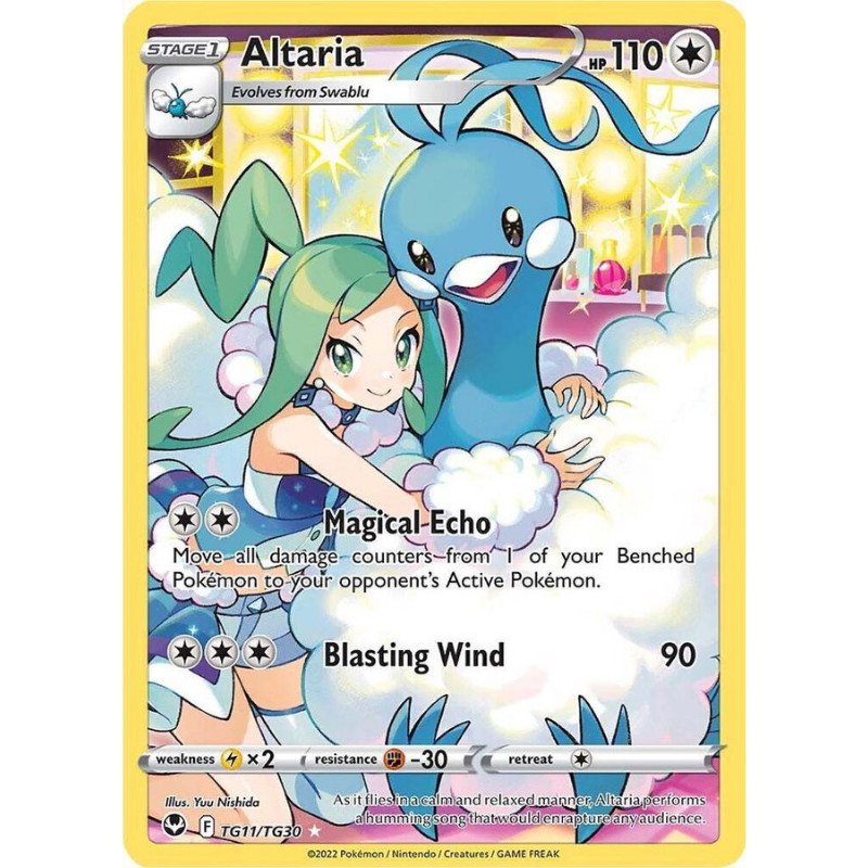 Pokémon Altaria - Silver Tempest Trainer Gallery #TG11/TG30