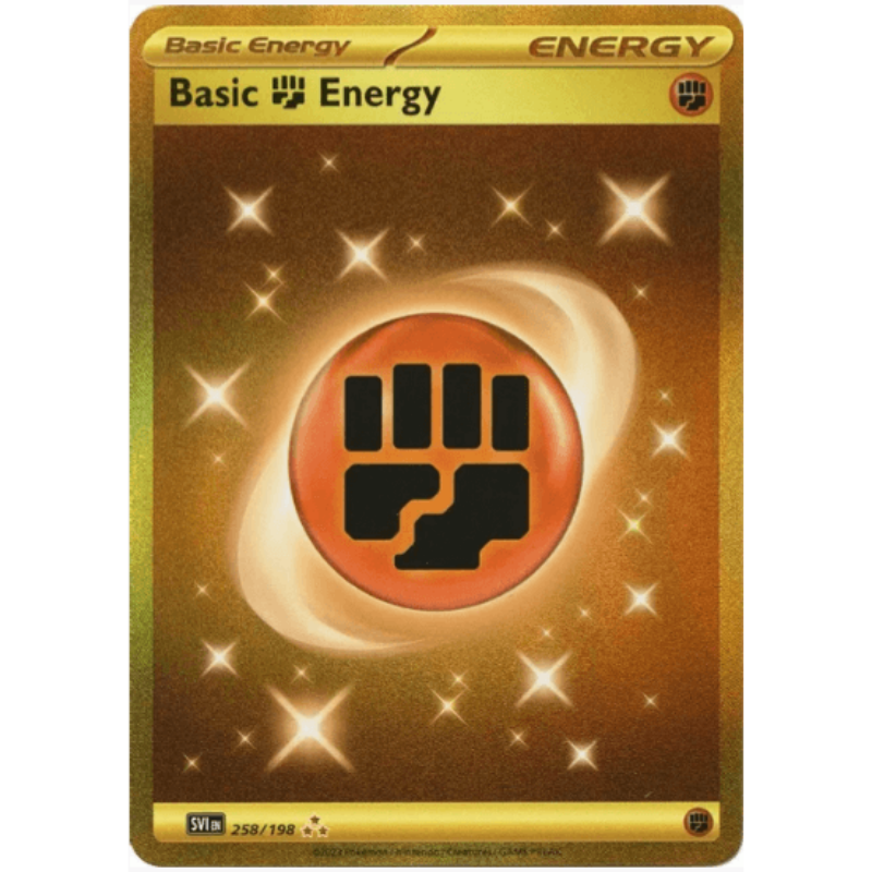 Pokémon Basic Fighting Energy - Scarlet & Violet Base Set #258/198