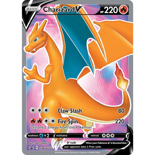 Pokémon Charizard V - Sword & Shield Promo Cards #SWSH050