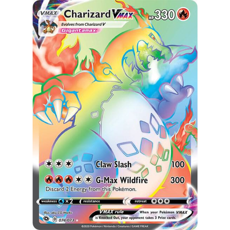 Pokémon Charizard VMAX (Secret) - Champion's Path #74/73
